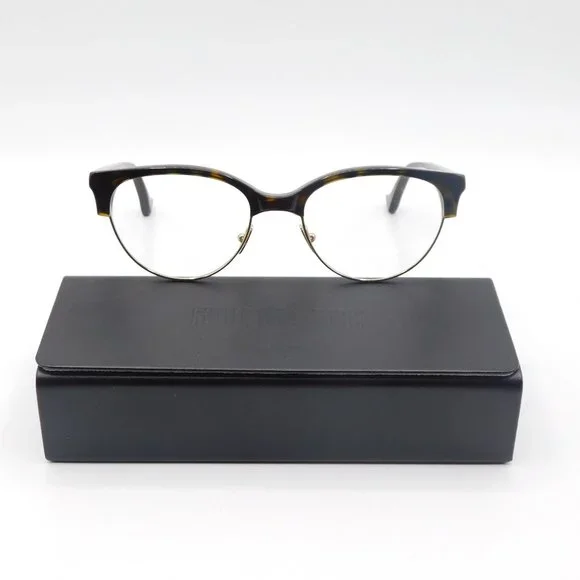 NEW CUTLER AND GROSS OF LONDON CGOP-1156-DT07 DARK TORTOISE CAT EYE EYEG… - Picture 2 of 12